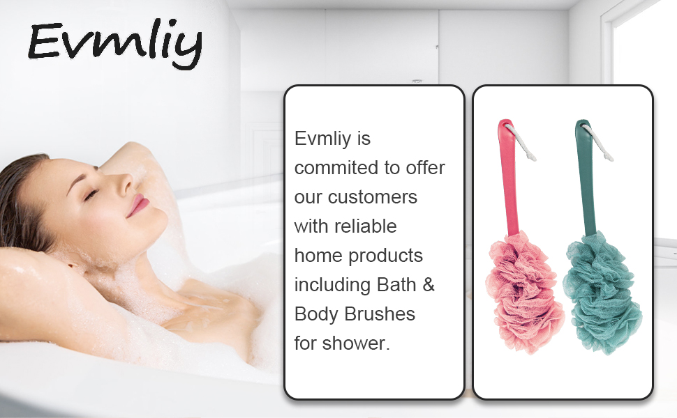 evmliy loofah on a stick