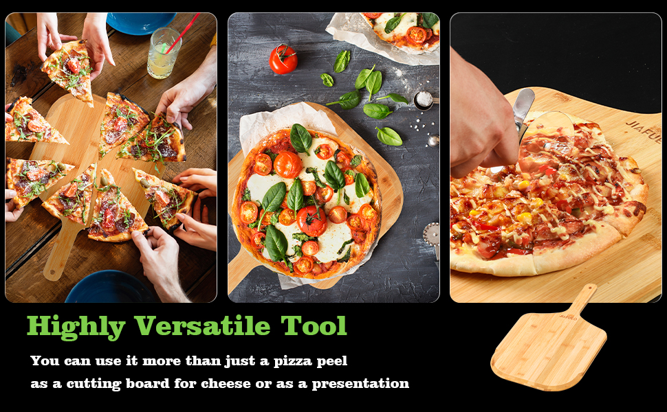 Pizza transfers and serving boards