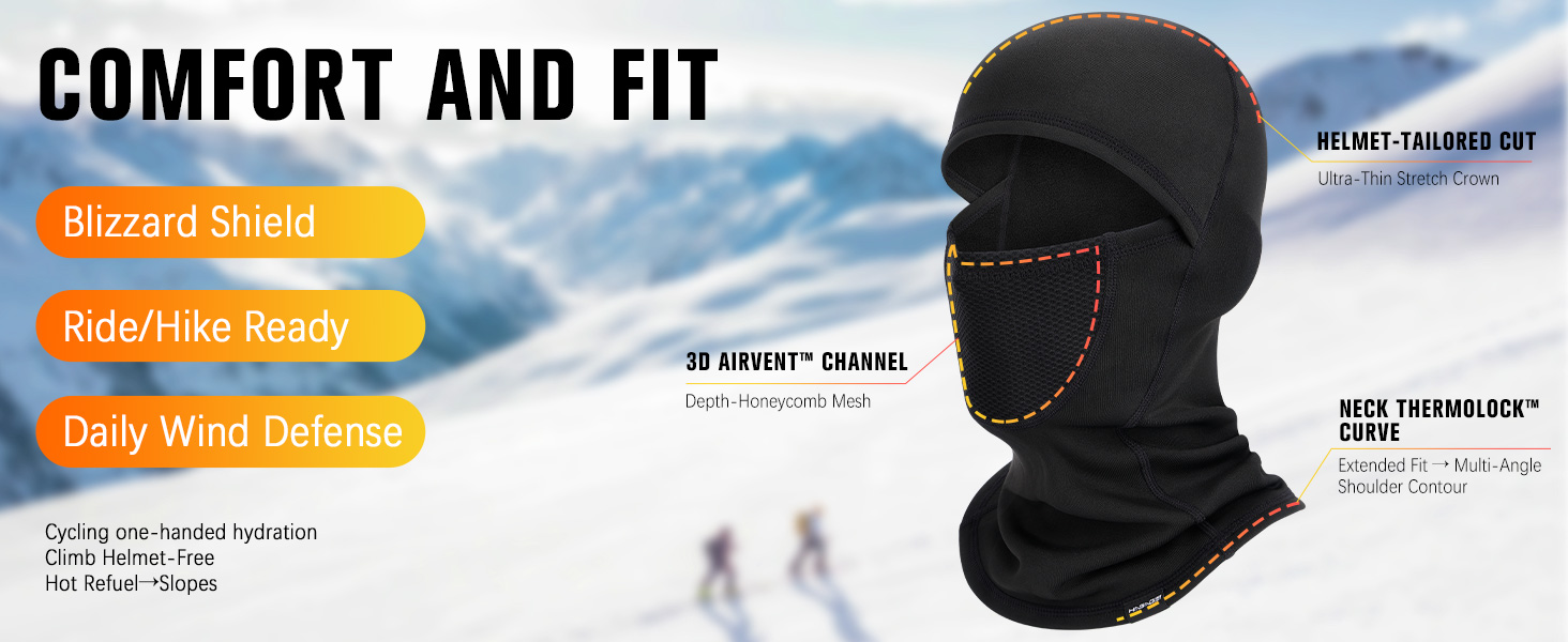 Comfort and fit
