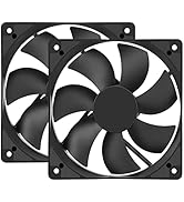 Qirssyn 2-Pack 120mm x 25mm 12v 2-Pin Replacement Cooling Fan for Power Supply Inverter RV Fridge...