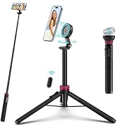 ULANZI 61'' Magnetic Selfie Stick Phone Tripod with Wireless Remote, Extendable Cell Phone Tripod...