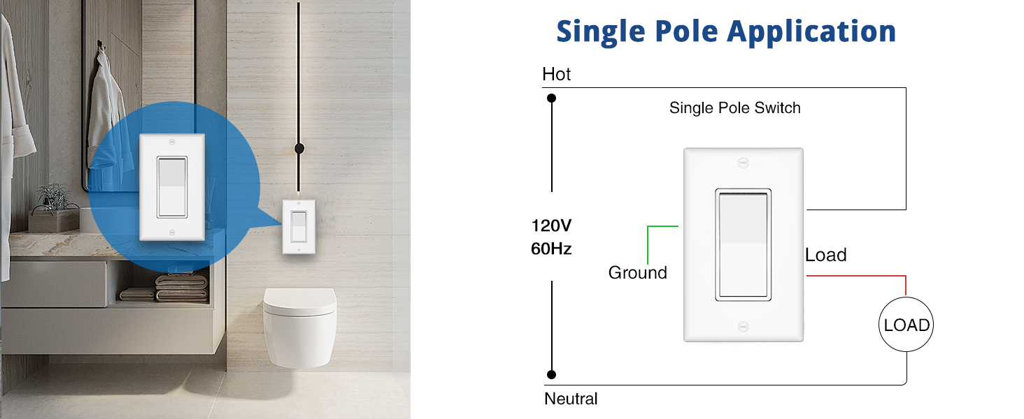 Single Pole Light Switch