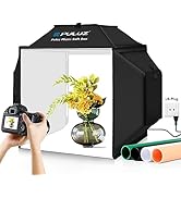 PULUZ Photo Studio Light Box 16'' x 16'' x 16'' Portable Foldable Photo Tent Light Box 24W Profes...