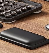 KTRIO Soft Vegan Leather Mouse Wrist Rest, Slow Rebound Memory Foam Wrist Rest for Mouse, Water R...