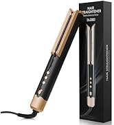Hair Straightener Flat Iron, Wide Ceramic Plates Ionic Dual Voltage Straightener for Women, 210?-...