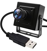 ELP 260fps USB Camera for Computer 2.9mm Wide Angle Lens Lighturn Camera 2MP Mini USB2.0 PC Camer...