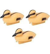 Hapivida Floating Duck, Realistic Plastic Duckling Pond Decor for Garden Pool, 3pcs Set, Durable ...