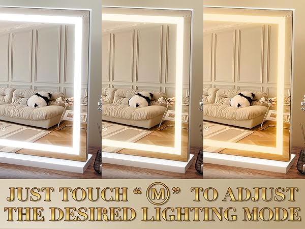 vanity mirror with lights big