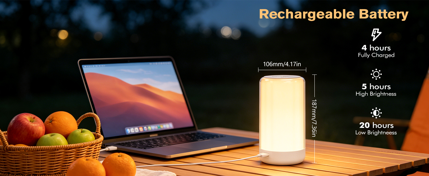 rechargeable table lamp