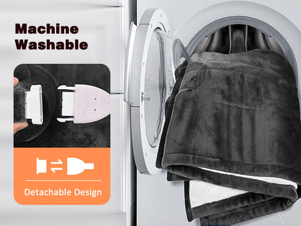 Detach the connector before a machine wash