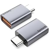 Syntech USB C to USB Adapter (2 Pack), 10Gbps USB 3.2 Gen 2 Fit Side by Side, USB C Male to USB A...