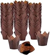 XP-ART 300PCS Tulip Cupcake Liners Medium Baking Cups Muffin Wrappers Perfect for Birthday Partie...