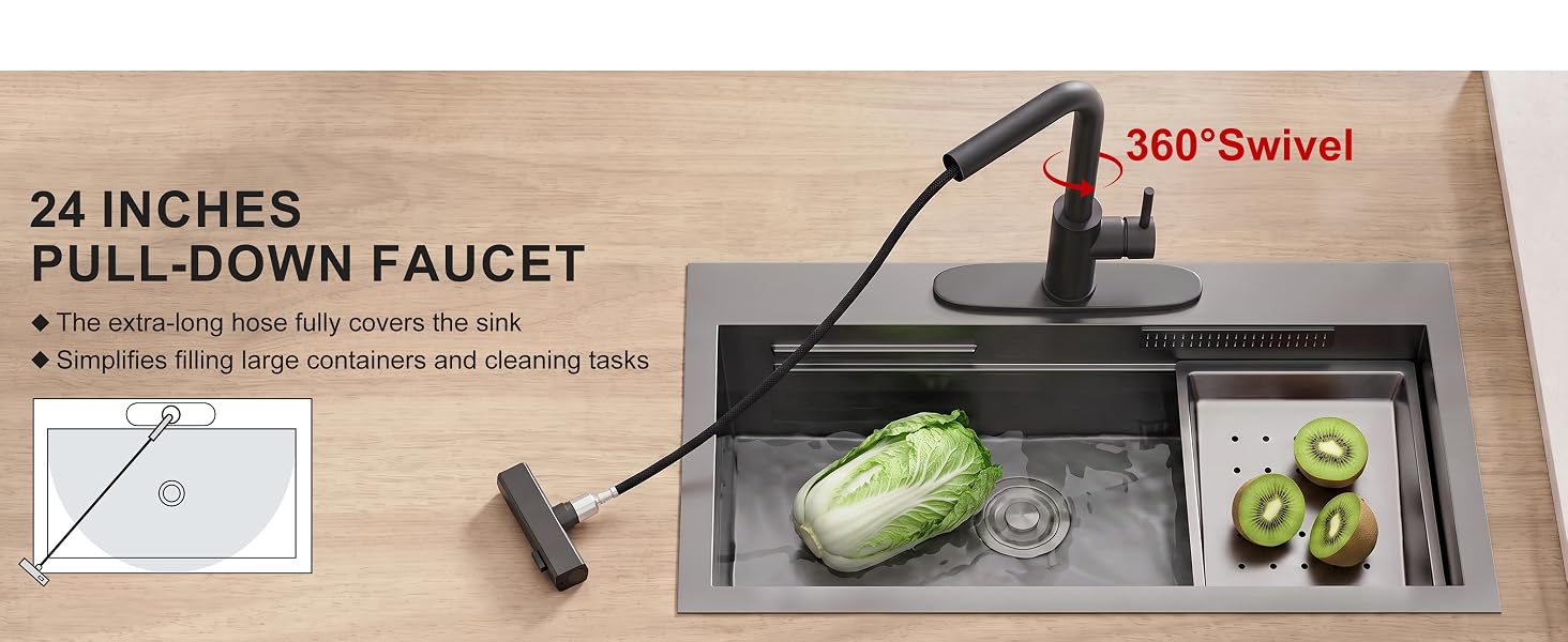 kitchen faucet with sprayer
