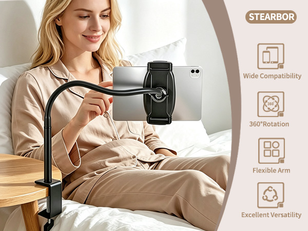 Gooseneck Tablet Stand Holder
