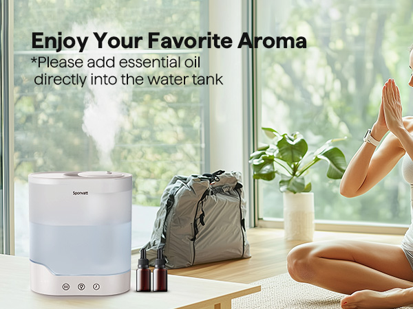 humidifiers for bedroom with essential oils