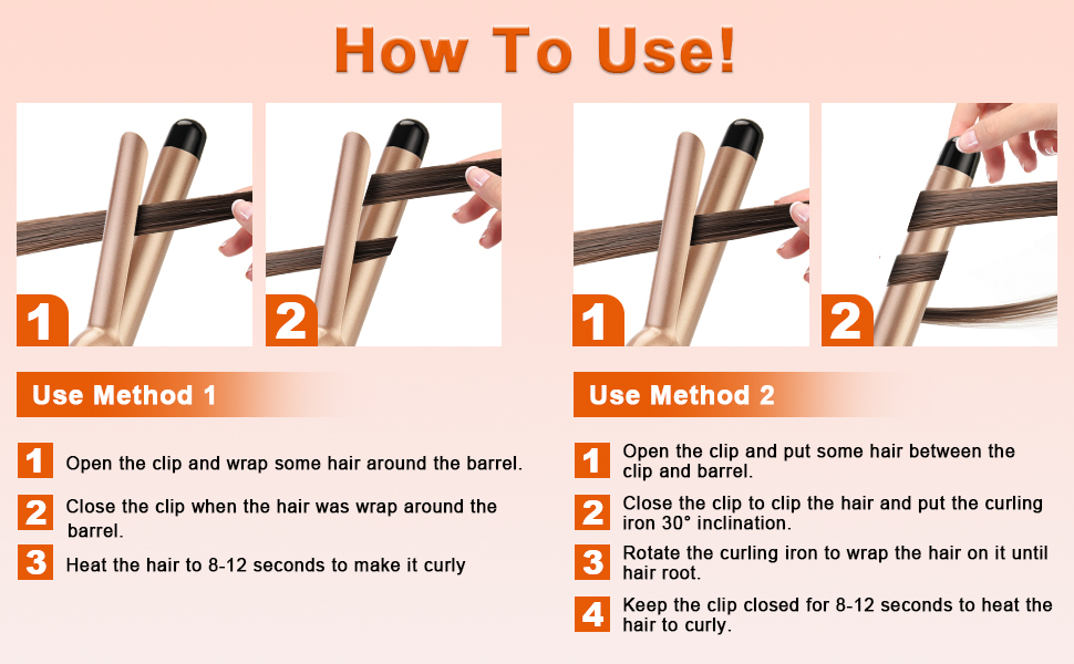 Curling Iron with Clamp