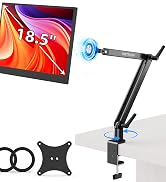 Urmust Magnetic Portable Monitor Stand Holder with Solid Aluminum 75mm VESA Mount - Heavy Duty Ip...