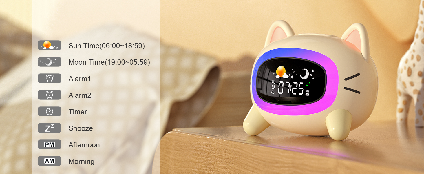 kids clocks for bedrooms