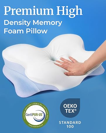 derila ergo pillow cooling pillowcase breathable pillow neck pillow