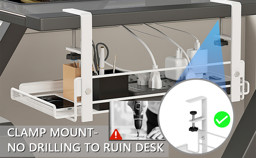 Cable Management Under Desk