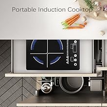 portable induction cooktop single burner