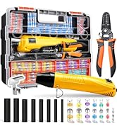 532PCS Heat Shrink Solder Seal Wire Connectors Kit with Mini Heat Gun, Solder Stick Wire Connecto...