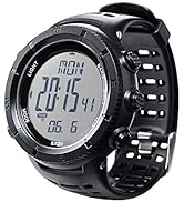 EZONE Sports Digital Watch H001,Classic Outdoor Adventure Tactical Watch with Altimeter, Baromete...