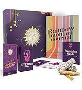 Purple Canyon Meditation Starter Kit | Sage Smudge Kit Includes Manifestation Journal, Affirmatio...