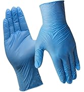 SLICK KIT Disposable Nitrile Gloves, 5 Mil Chemical Resistant Industrial Gloves for Cleaning Dish...