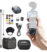 GODOX Cube-OP3 Wireless Lavalier Microphone for DJI Osmo Pocket 3,Noise Cancellation, 10H Battery...
