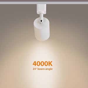 H type track lighting heads Flood 24 degree