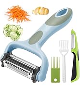 Senbowe Julienne Peeler, Potato Vegetable Peeler for Kitchen, I and Y Potato Peelers for Apple Fr...