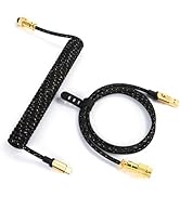 ZIYOU LANG C03 Custom Coiled USB C to A Cable with Detachable Double Sleeve Braided Nylon Spiral ...