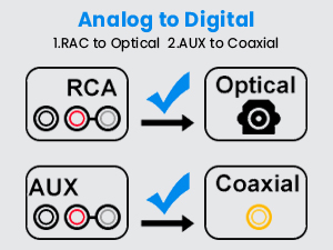 rca to digital optical converter