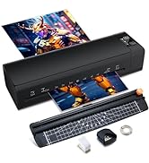 13 Inch Laminator Machine, A-3 9-in-1 Thermal Laminator with Sheets for Hot &amp; Cold Laminating Mac...