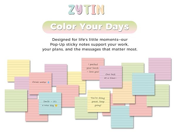 sticky notes
