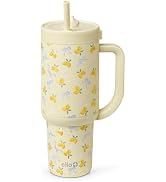 Ello Oasis 30oz Tumbler with Handle &amp; Retracting Straw | Reusable Insulated Stainless Steel Cup 1...