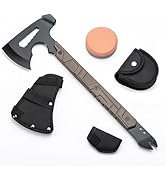 Camping Axe - 17" Camping and Survival Hatchet with Sheath and Sharpening Stone for Camping and C...