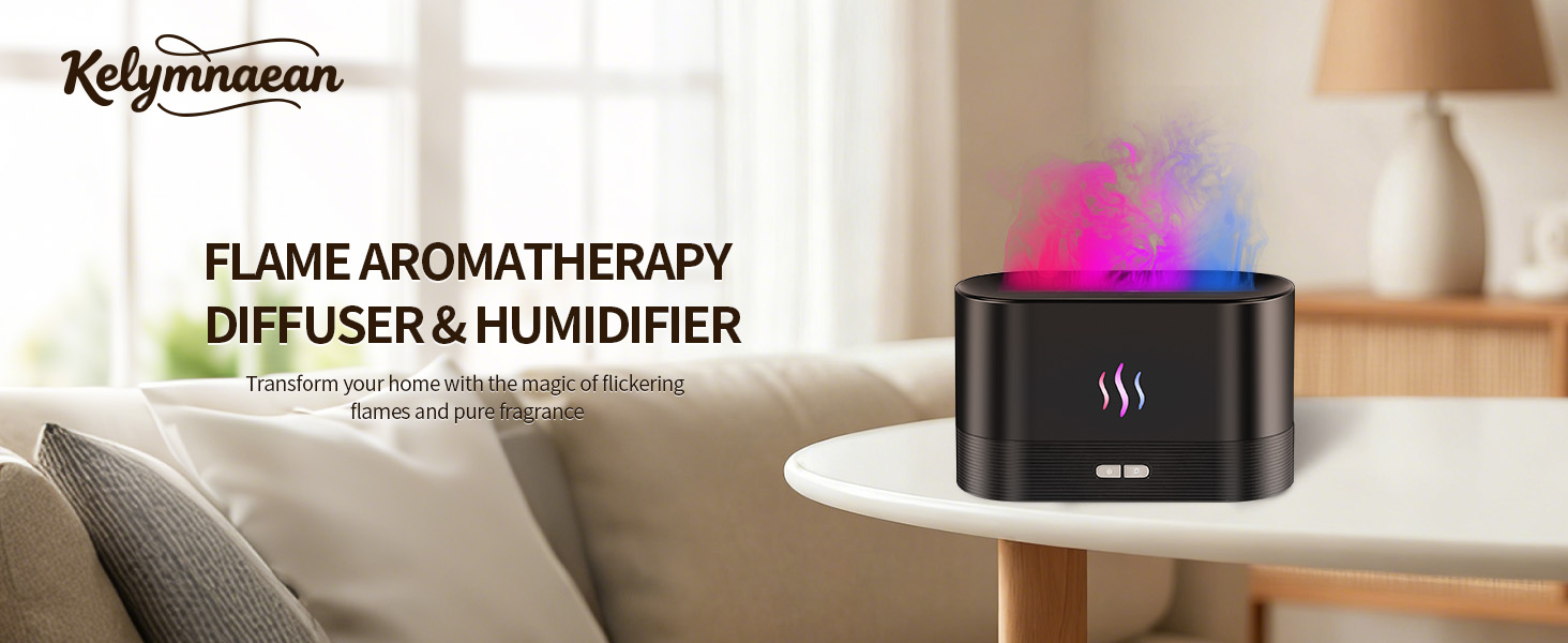 Flame aromatherapy diffuser &amp;amp; humidifier