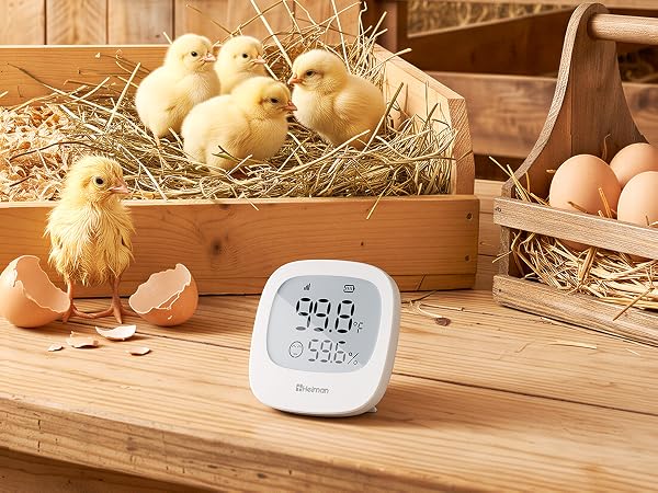 Room Thermometer Indoor Hygrometer, Digital Humidity Meter, APP Remote Alerts