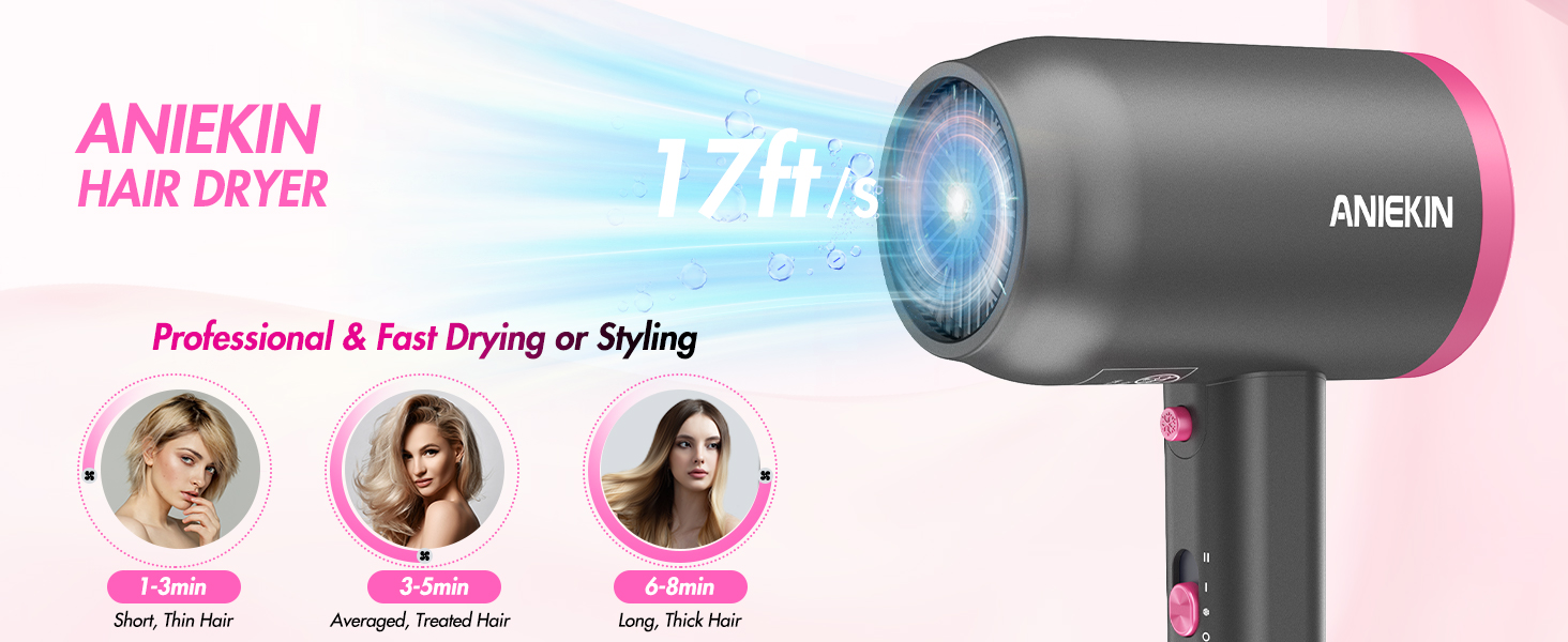 ANIEKIN Hair Dryer