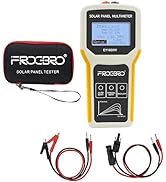 FrogBro Solar Panel Tester Photovoltaic Multimeter Upgrade EY1600W with Ultra Clear LCD, Smart MP...