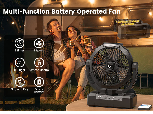 Battery Powered Fan