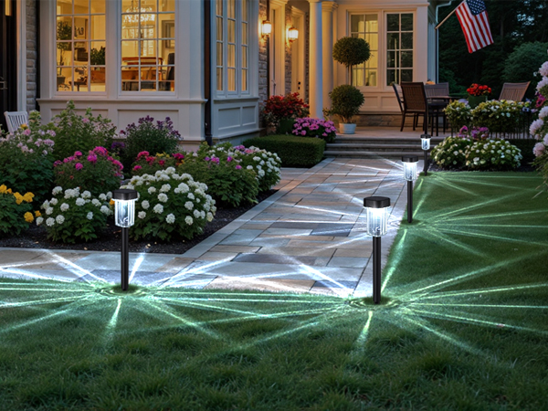 solar lights outdoor waterproof solar pathway lights outdoor solar lights for yard