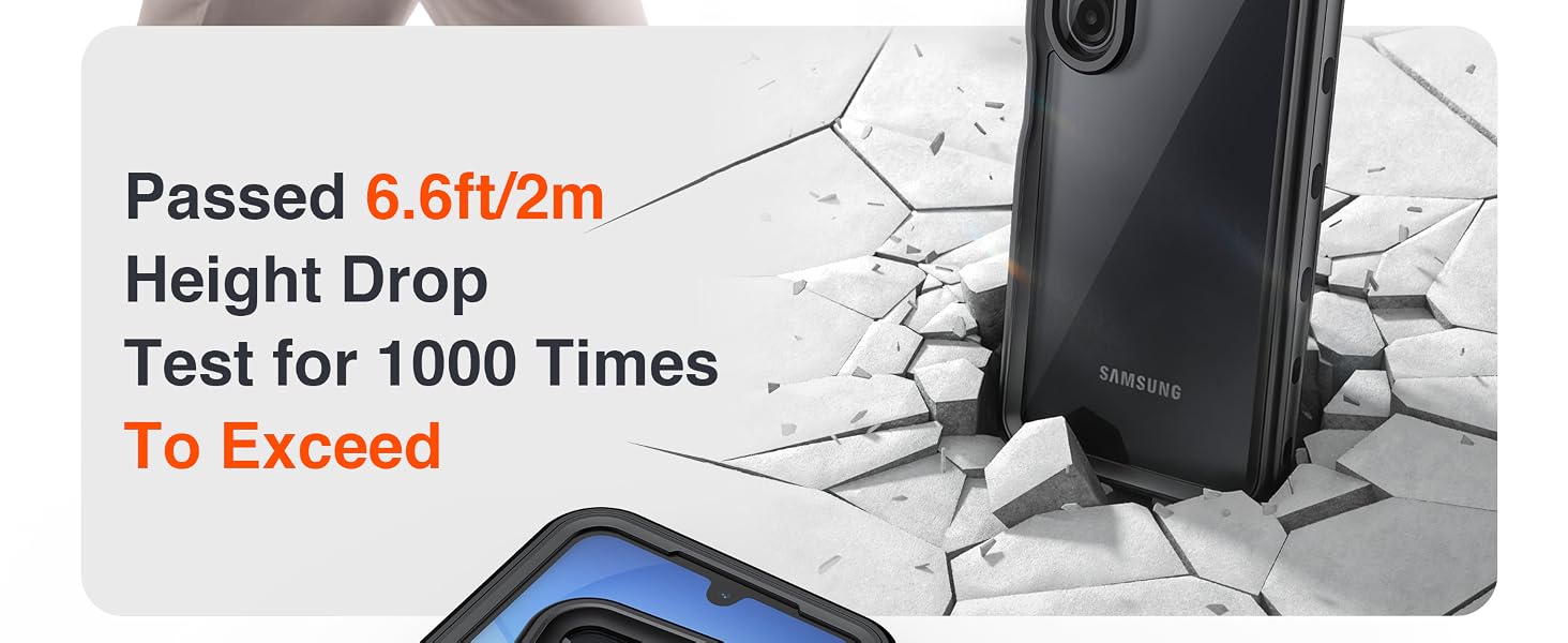 Passed 6.6ft/2m Height Drop Test for 1000 Times To Exceed