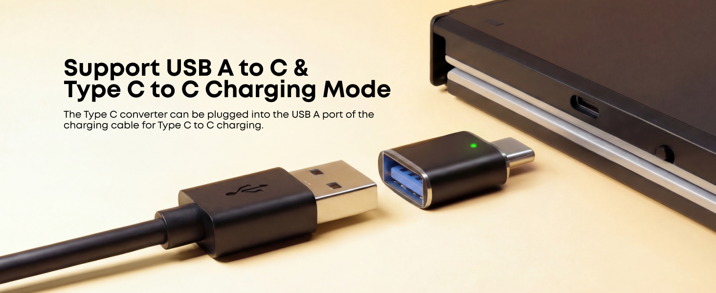 Support USB A to C &amp;amp; Type C to C Charging Mode