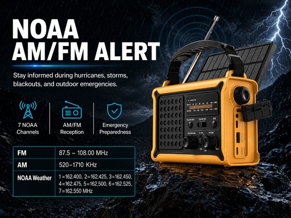 NOAA AM/FM WEATHER RADIO WITH ALERTS