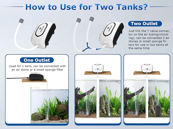 Quiet Aquarium Air Pump