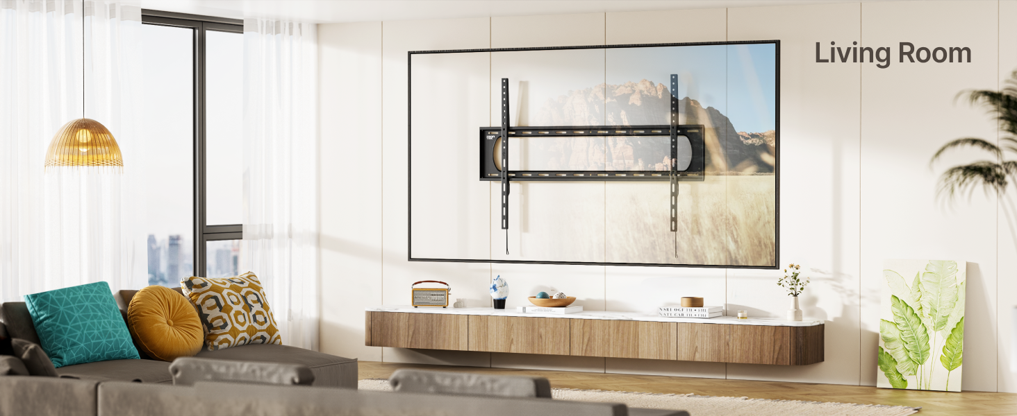 fixed wall mount tv bracket