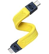 Duttek 80Gbps 240W Short USB C to USB C Cable for Thunderbolt 5 Cable 5inch, 8K@120Hz Type C to T...